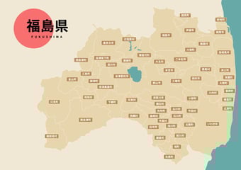 福島県のビジネスフォン・クラウドPBX提案可能エリア