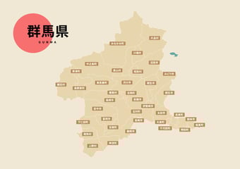 群馬県のビジネスフォン・クラウドPBX提案可能エリア